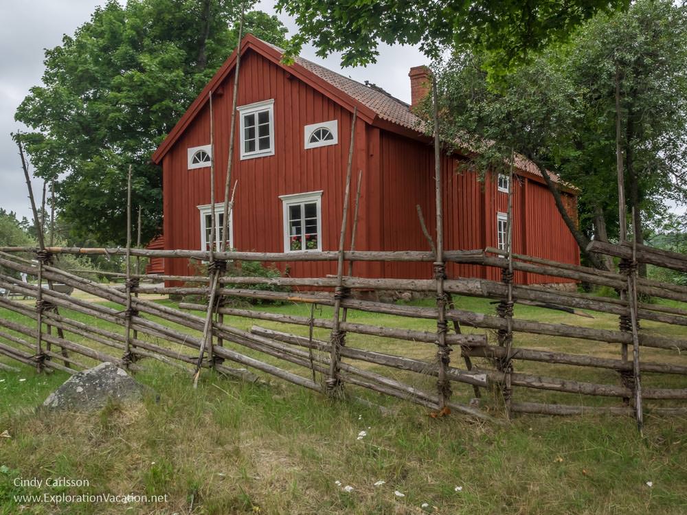 Traditional farmhouse and fence