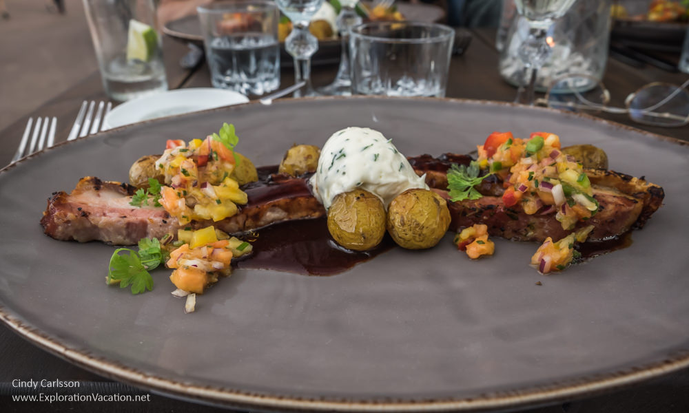 Dinner at brassiere Ångbåts Bryggan