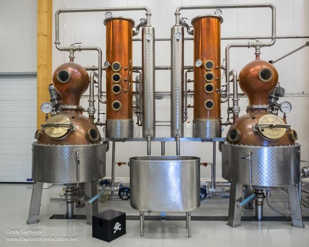 The distillery at Smakbyn