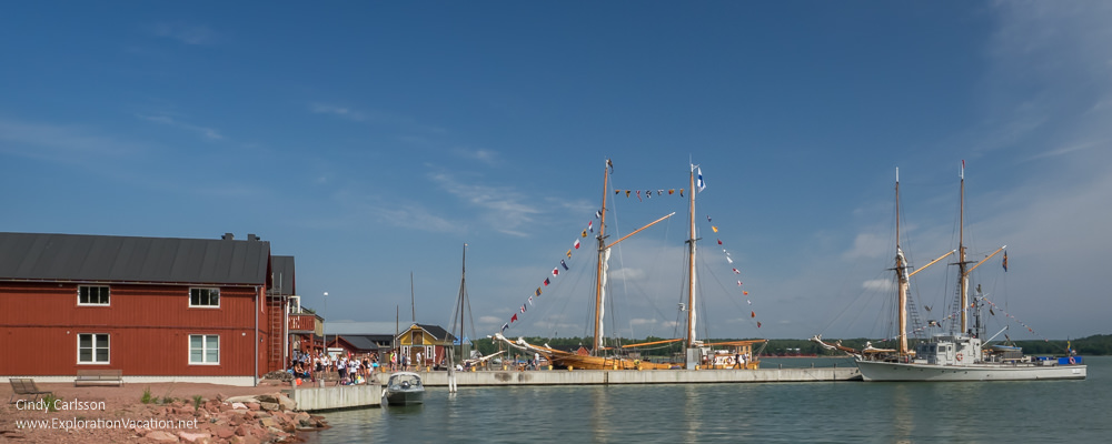 Historic ships in Mariehamn