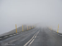 road with fog