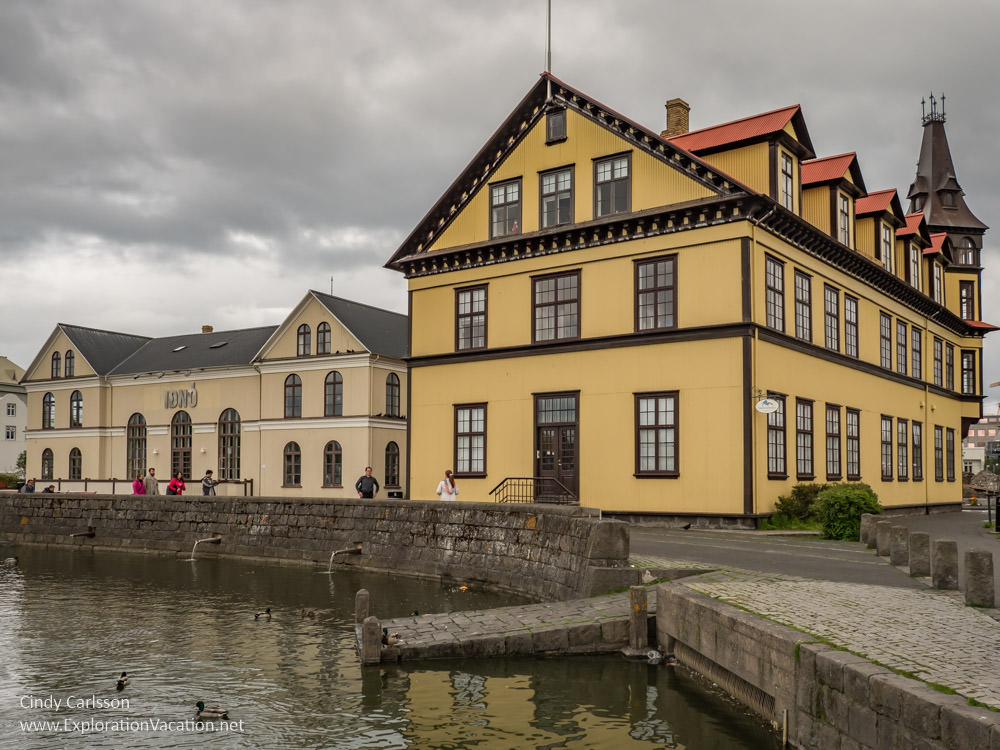 historic yellow building 