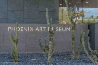 Sign at the entry to the Phoenix Art Museum