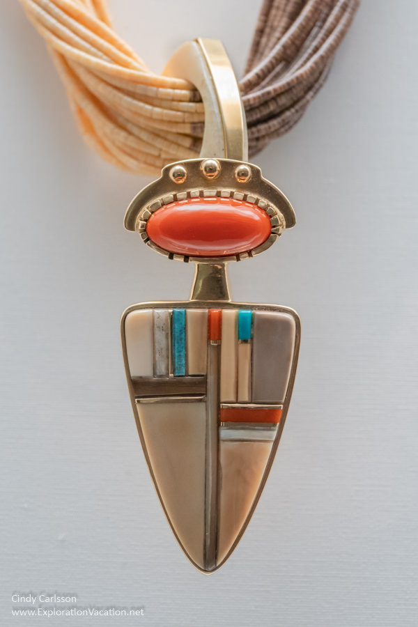 Nequatewa inlaid pendent