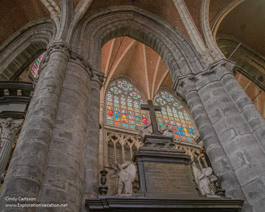 Photo of interior of Saint Bavo&rsquo;s Cathedral (Sint Baafskathedraal) in Ghent Belgium. (Photo &copy; Cindy Carlsson at ExplorationVacation.net)