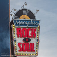 Memphis Rock n Soul museum neon sign 