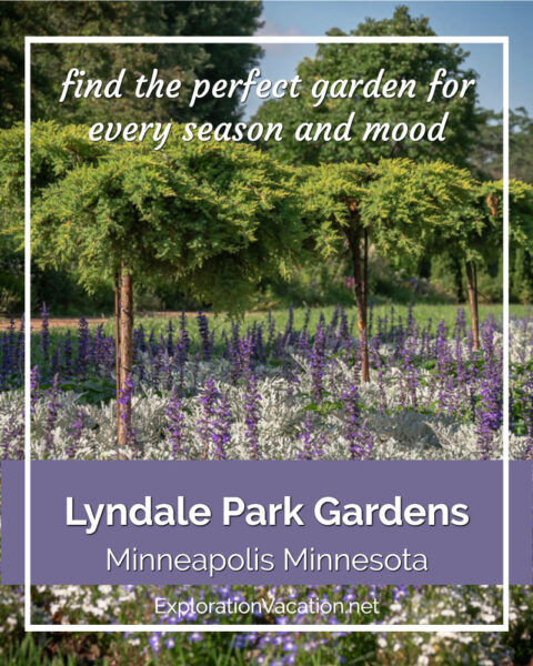 purple and white garden with "Lyndale Park Garden" text