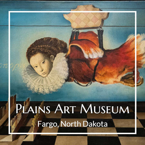 Link to a story and photos about the Plains Art Museum in Fargo, North Dakota, on ExplorationVacation.net.