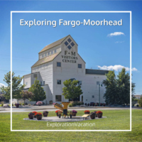 Link to a travel guide for Fargo, North Dakota, and Moorhead, Minnesota, on ExplorationVacation.net.