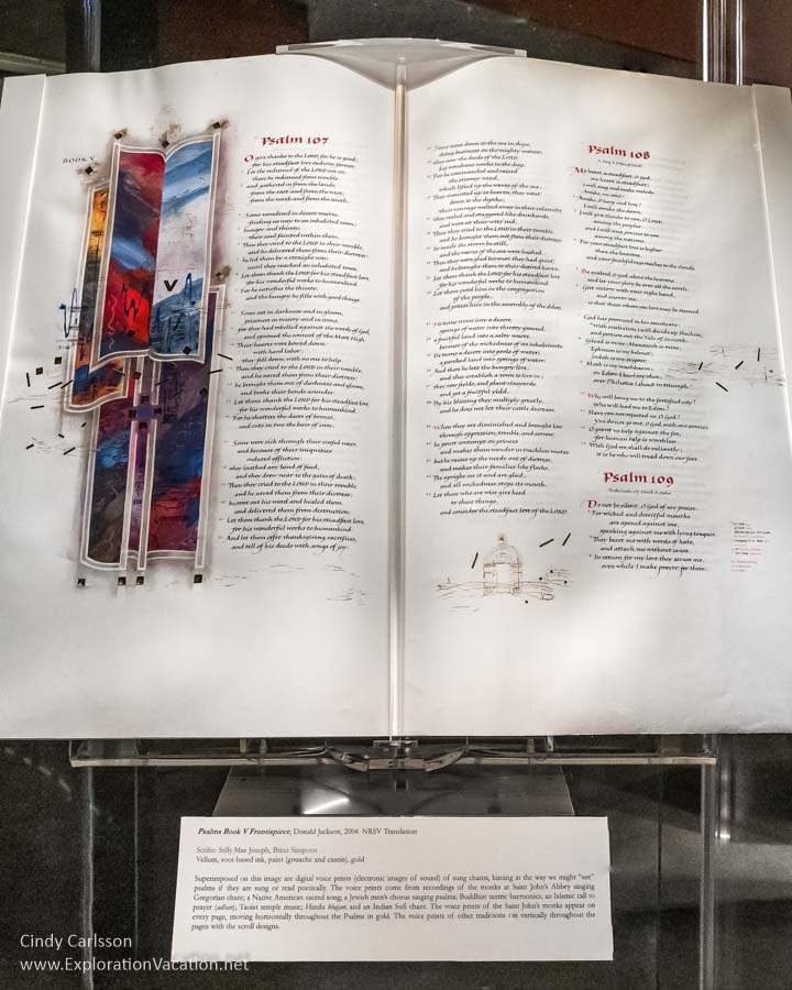 two pages from a manuscript with an illustration