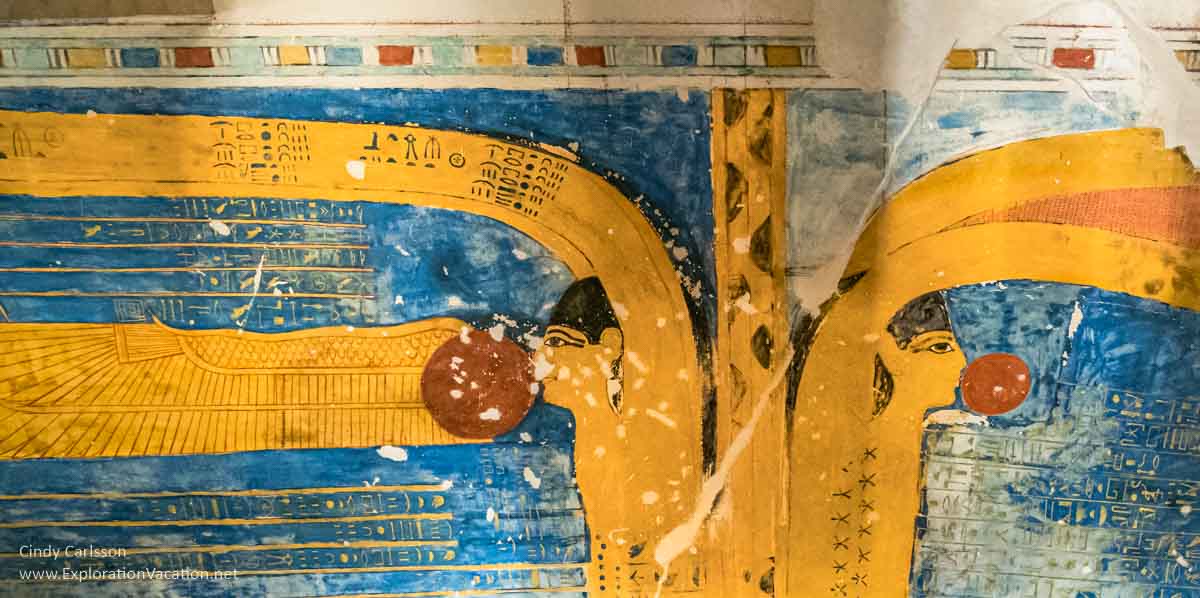 painting of a godess eating the sun
