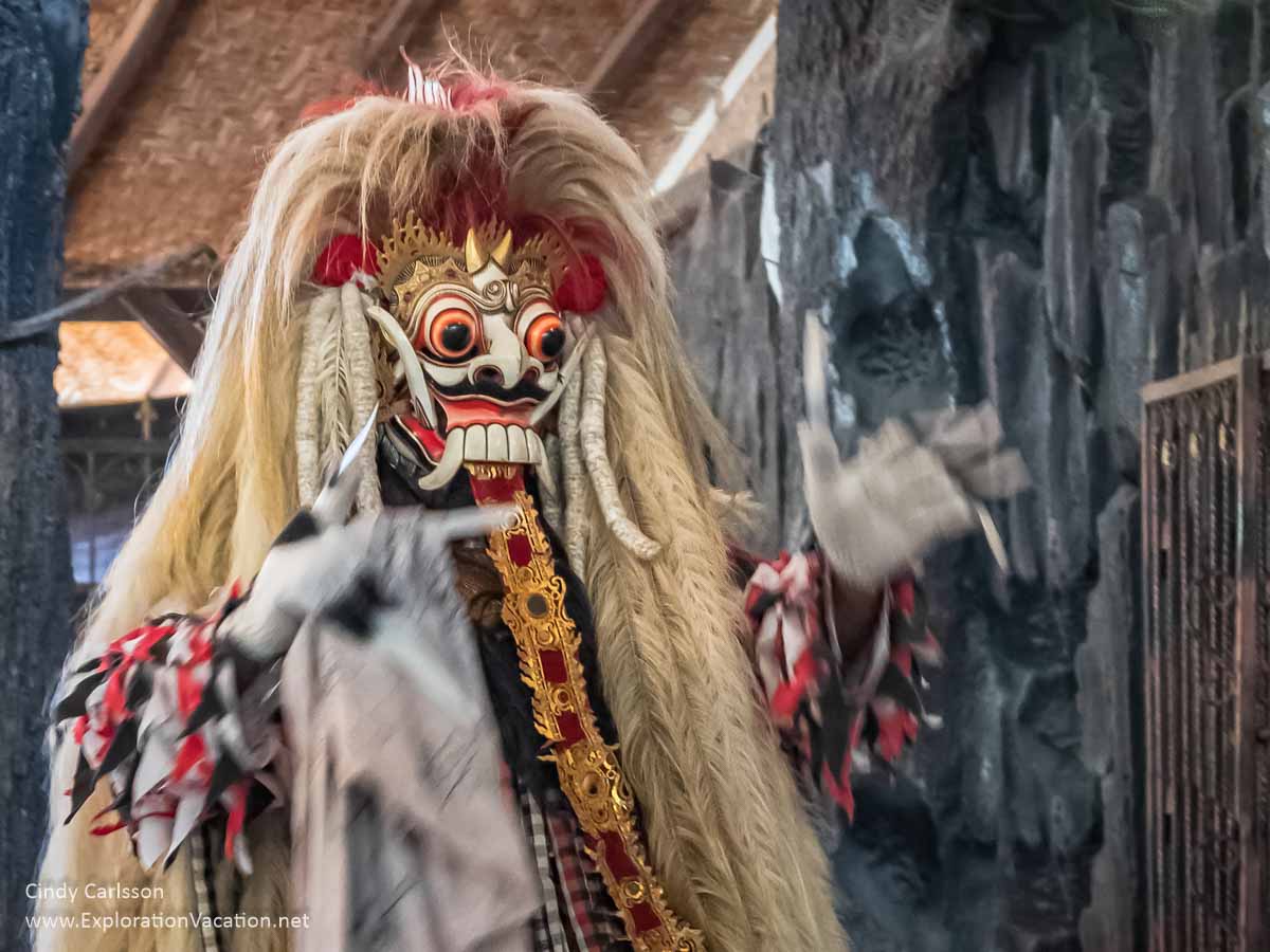 figure in a lion costume