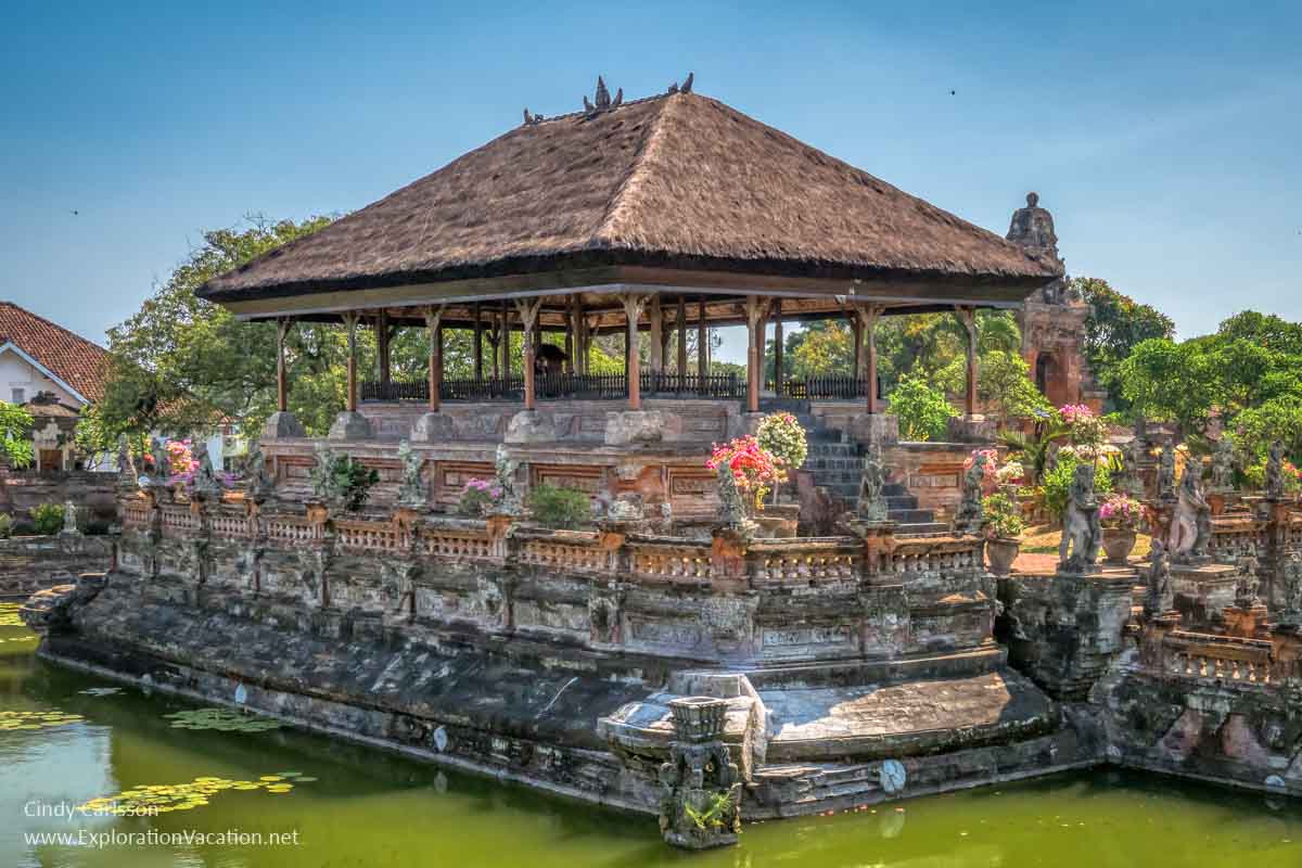 elaborate pavilion surrounded by water 