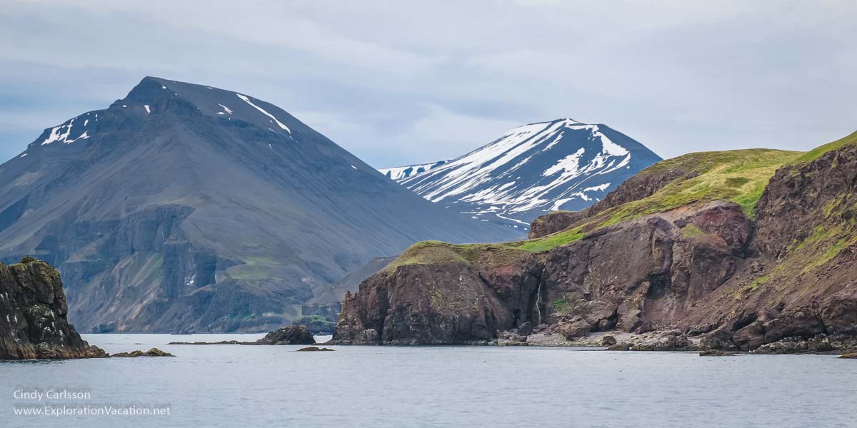scenery from the sea