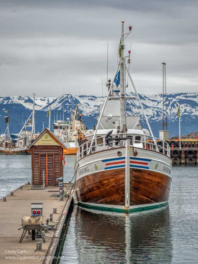 wooden boat at a dock