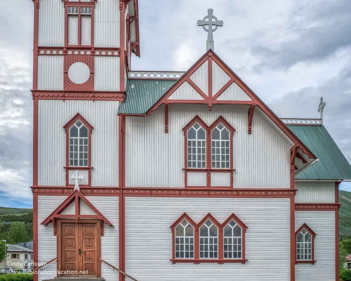 colorful wooden church