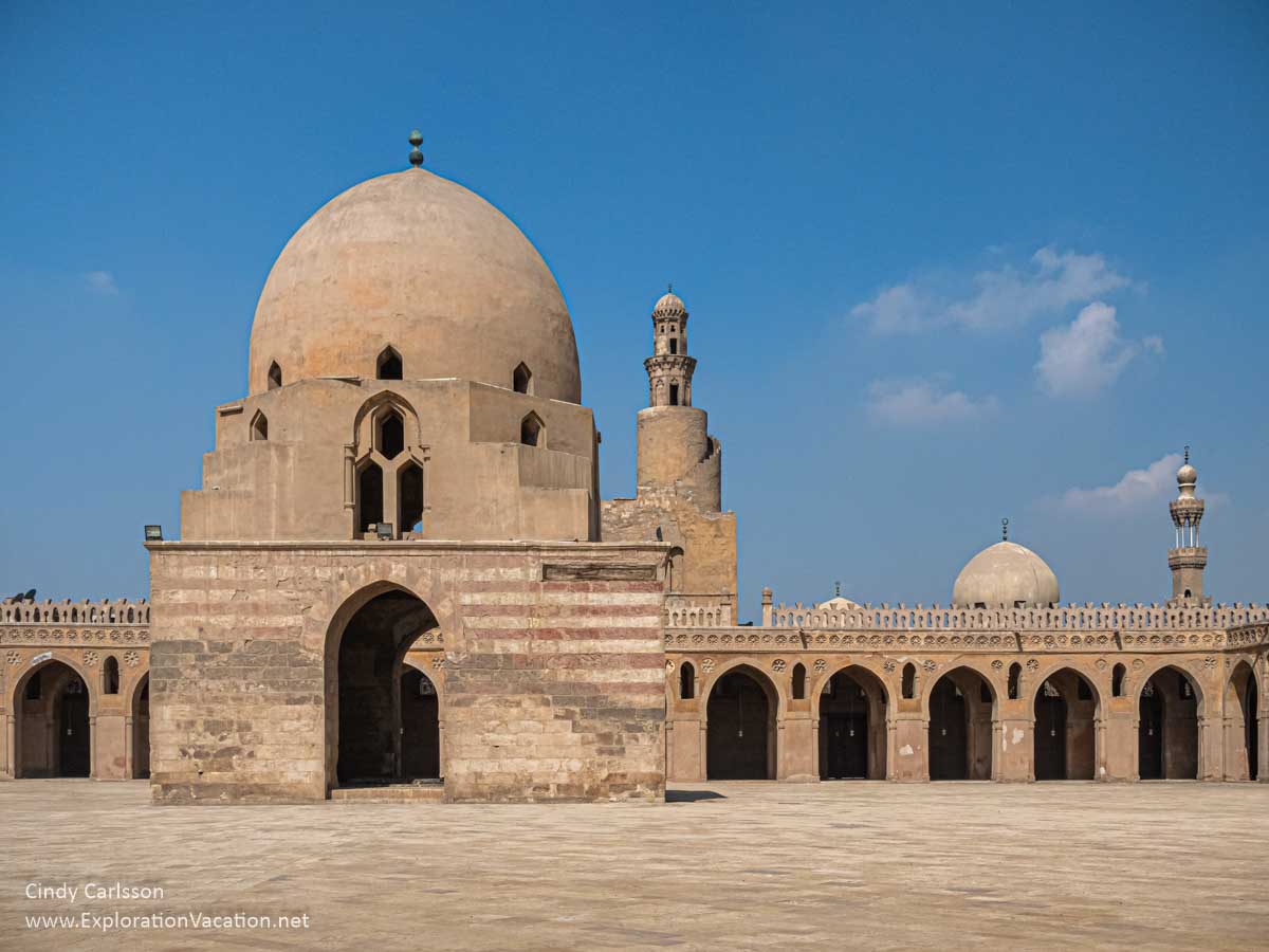 mosque from the courtyard