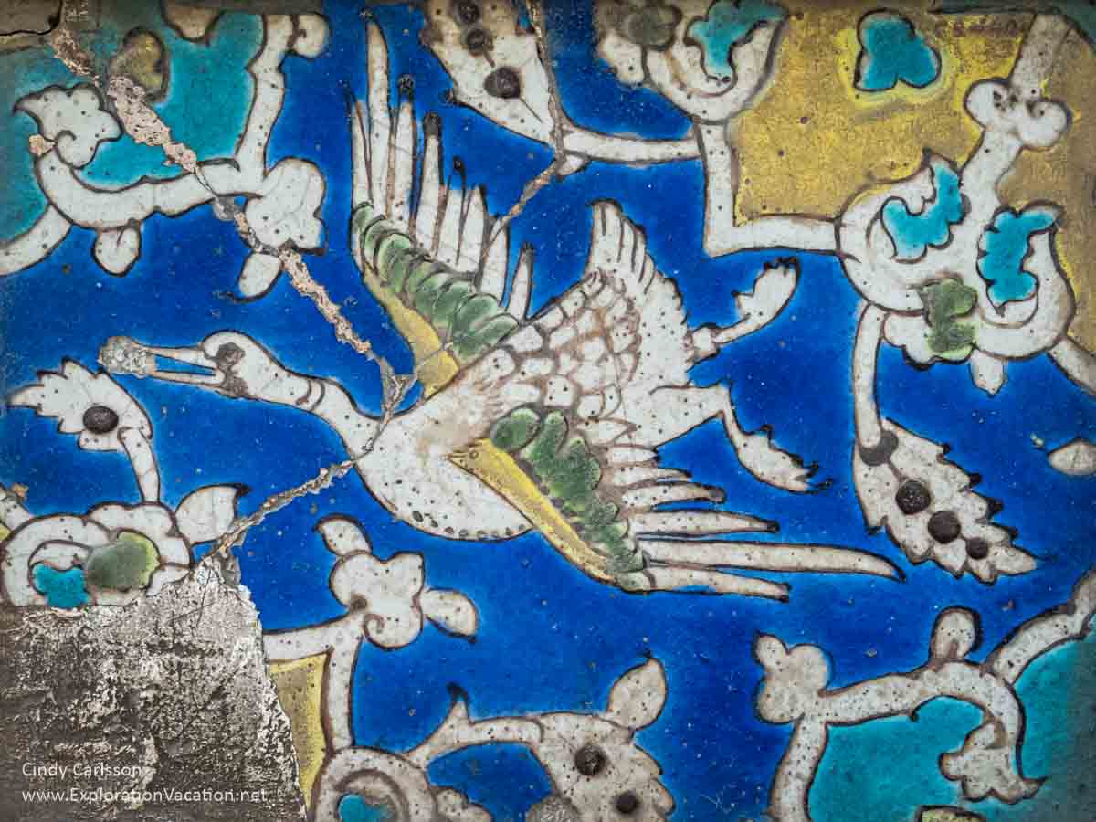 tile at Gayer-Anderson Museum Cairo Egypt © Cindy Carlsson at ExplorationVacation -20190223-20190223-P2231260-2