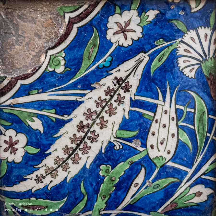 tile at Gayer-Anderson Museum Cairo Egypt © Cindy Carlsson at ExplorationVacation -20190223-20190223-P2231262