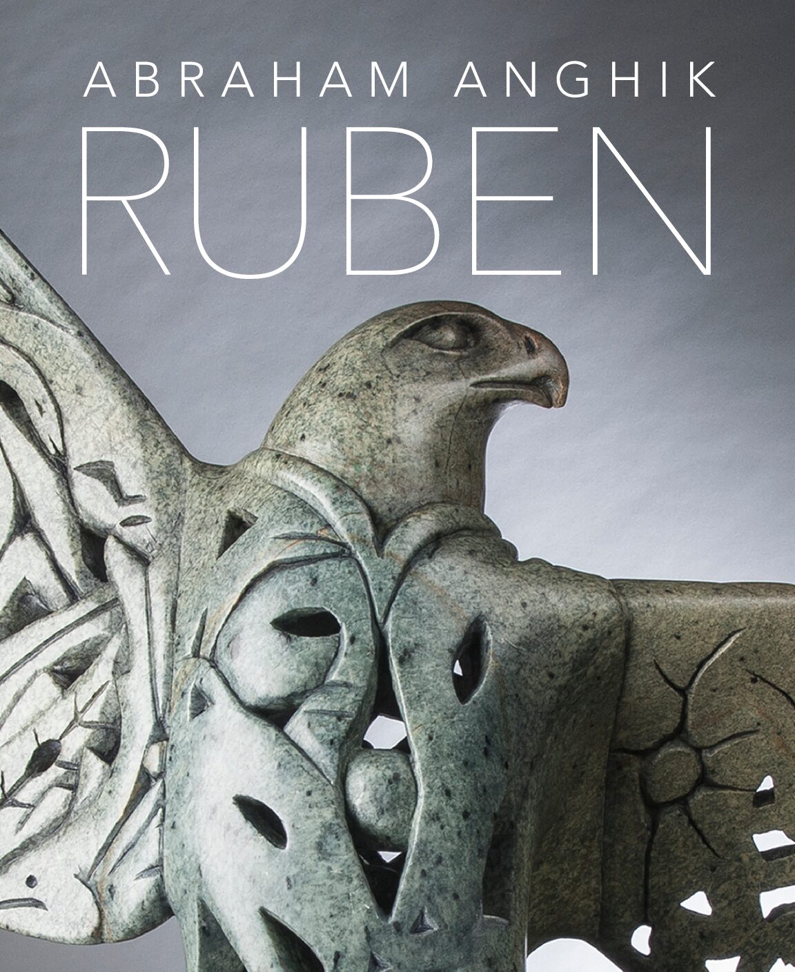 The cover of the exhibit book produced the Abraham Anghik Ruben exhibit in Winnipeg.