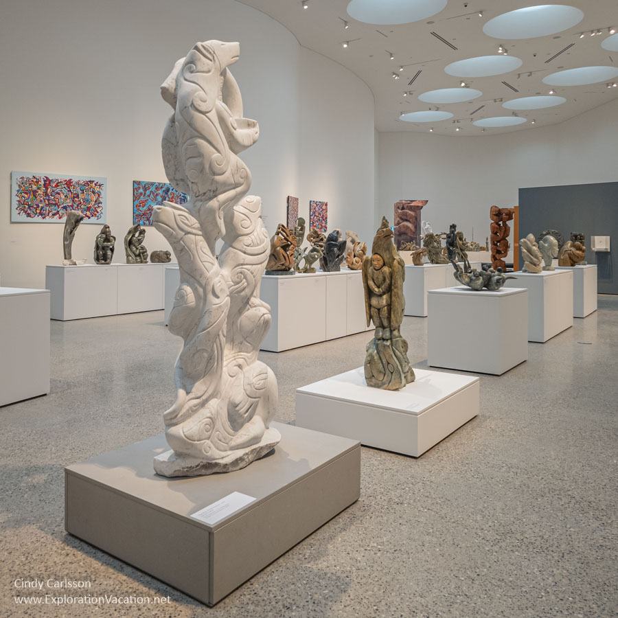 Abraham Anghik Ruben exhibit at WAG-Qaumajuq