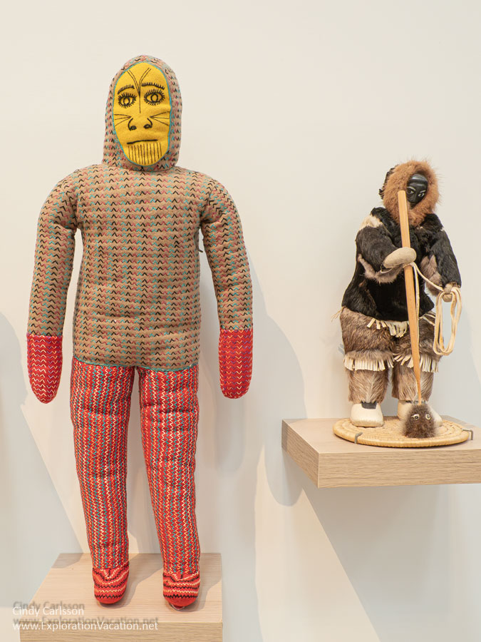 Dolls in the INUA exhibit