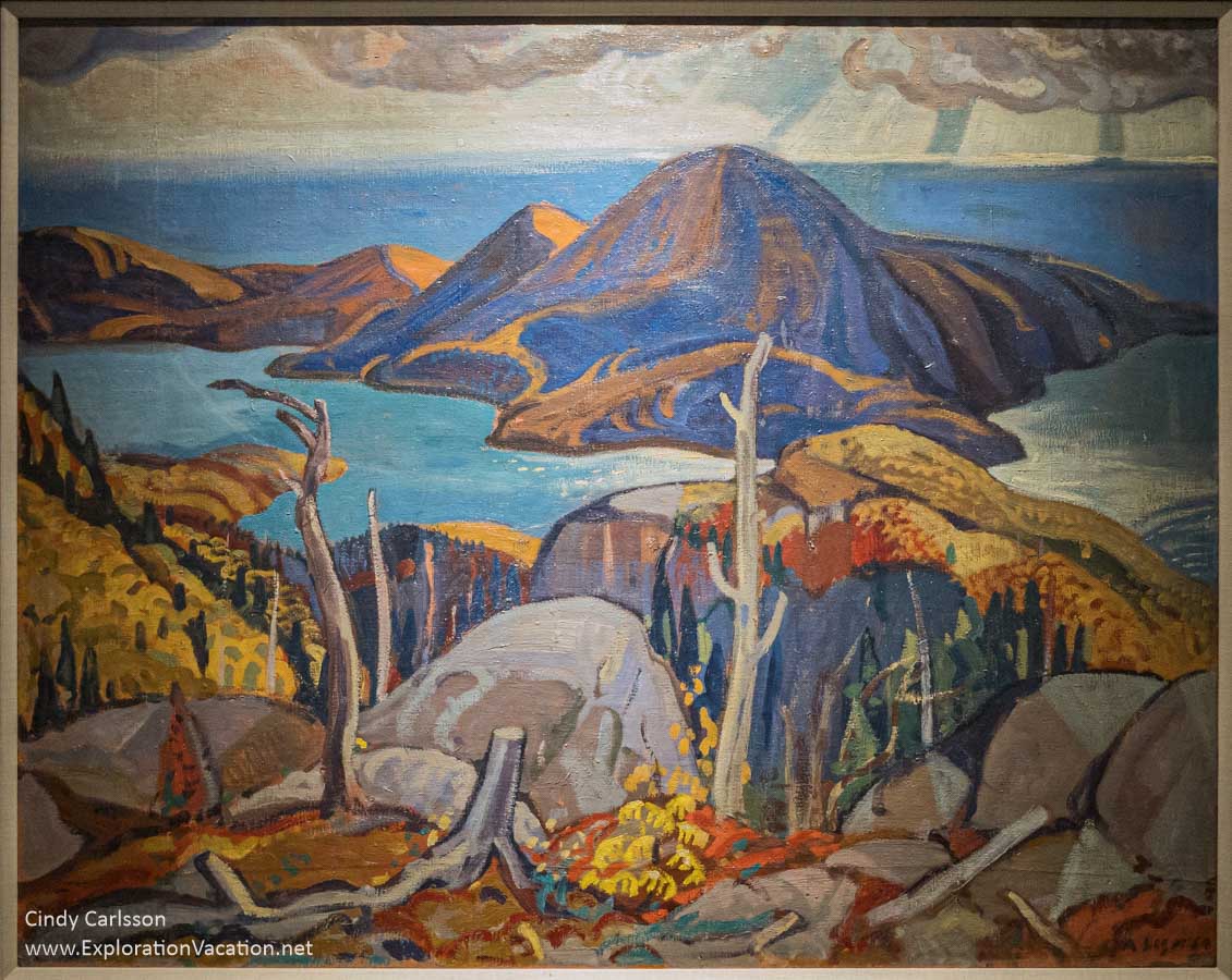 Sombre Isle of Pic, Lake Superior Arthur Lismer Winnipeg Art Gallery