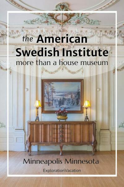 rococo room with text "the American Swedish Institute more than a house museum Minneapolis Minnesota"