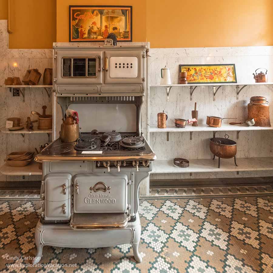 historic kitchen with stove