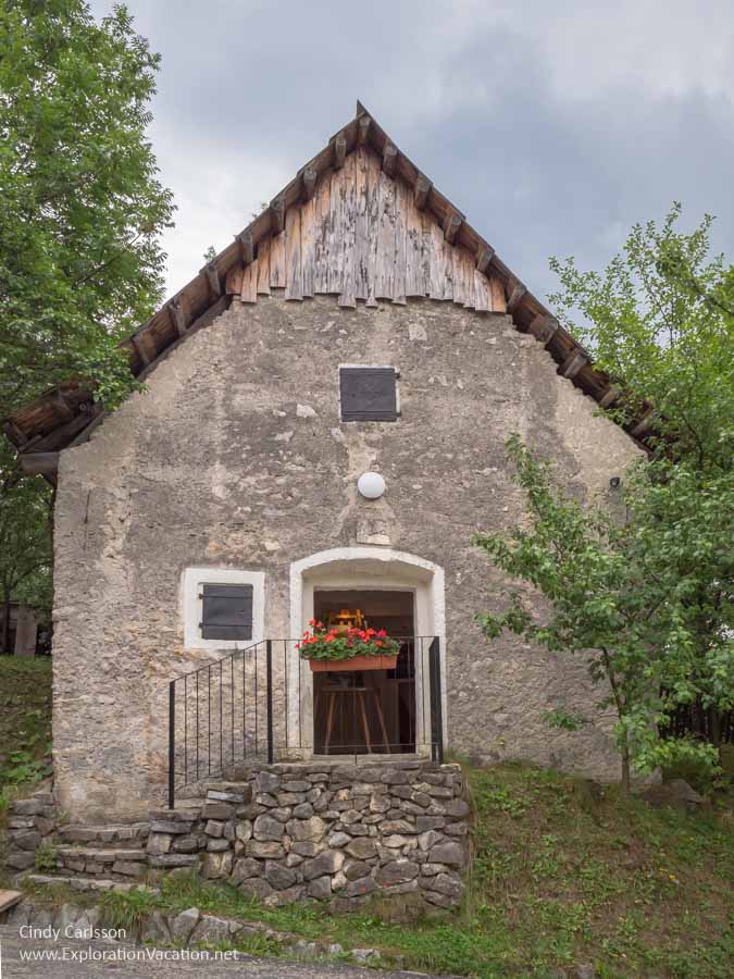 photo of a traditional stone grainary