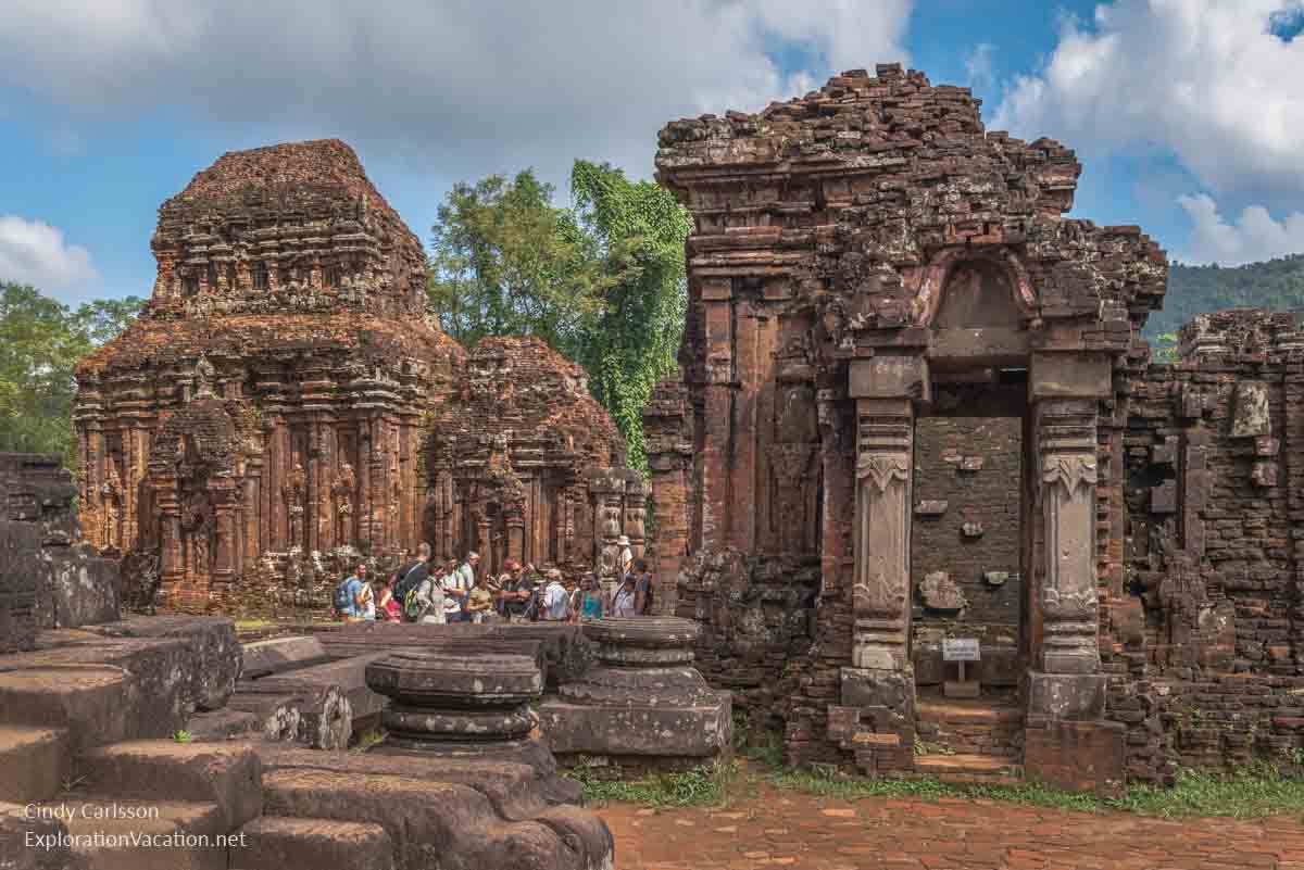 two ruined Cham temples at My Son