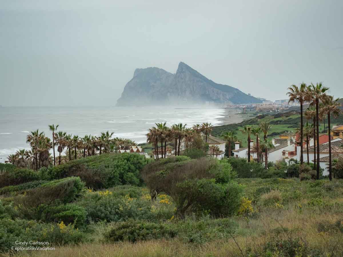 photo of Gibraltar from a distance