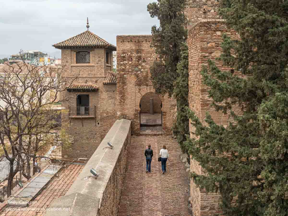 photo of entry to Malaga alcazaba