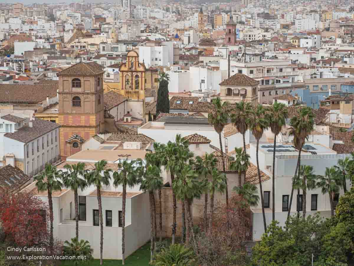 photo of Malaga Spain from the Alcazaba