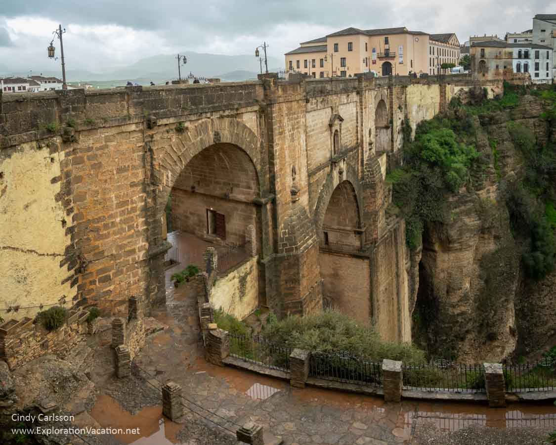 photo of new bridge in Ronda Spain