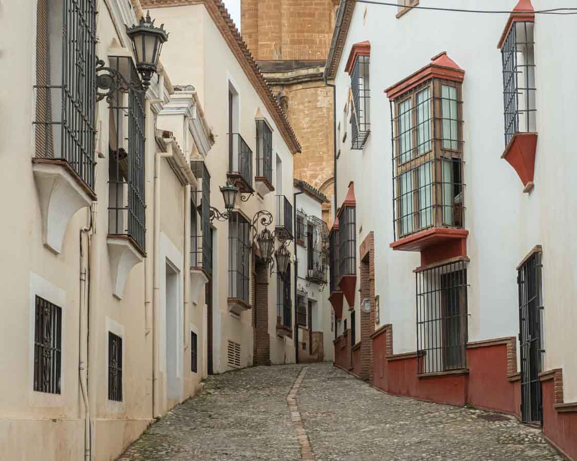 photo of old town Ronda Spain street © Cindy Carlsson at ExplorationVacation.net
