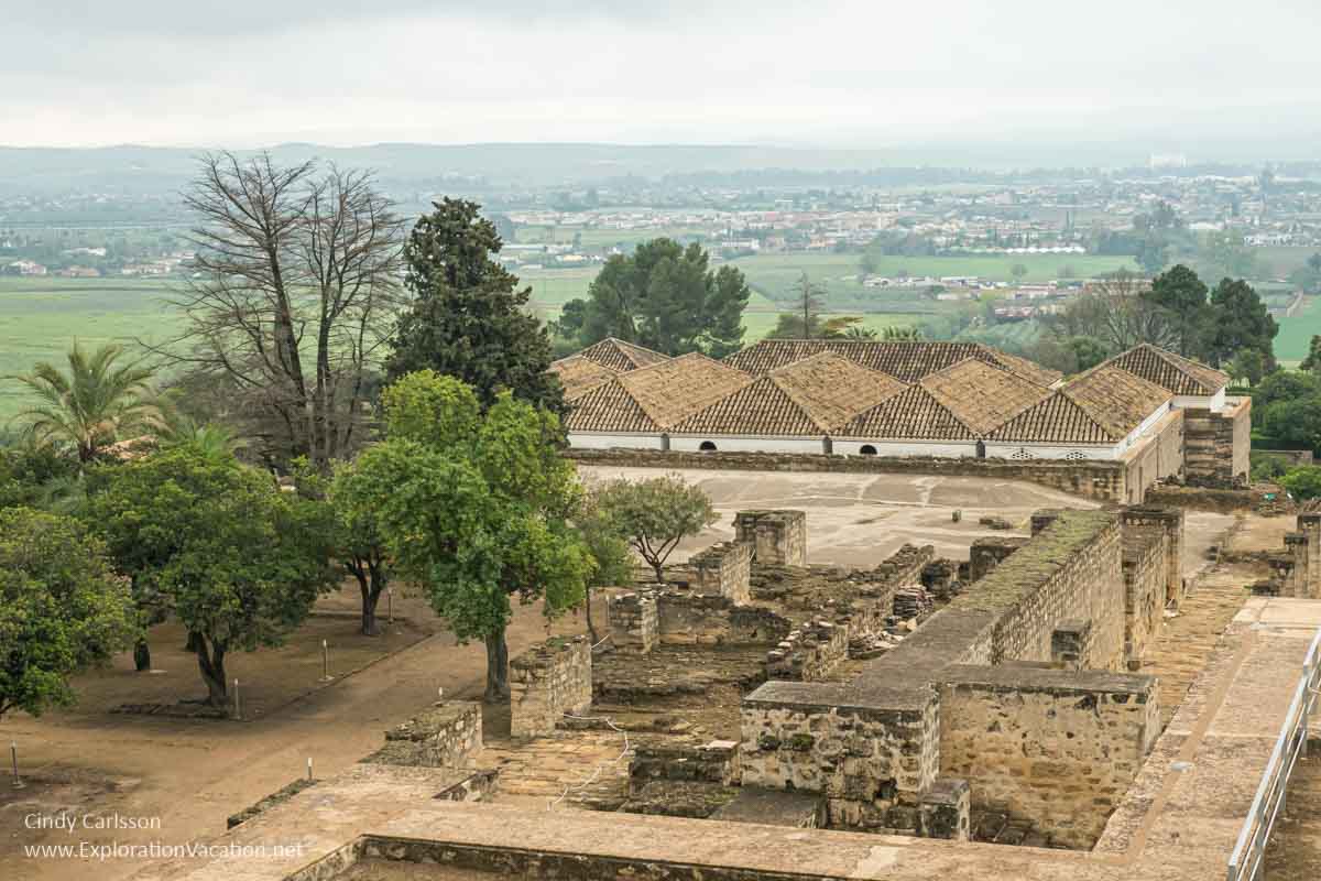 Photo of the ruins of the Caliphate city of Medina Azahara (Madinat al-Zahra), a World Heritage Site near Cordoba. Spain. (Photo © Cindy Carlsson - ExplorationVacation.net)
