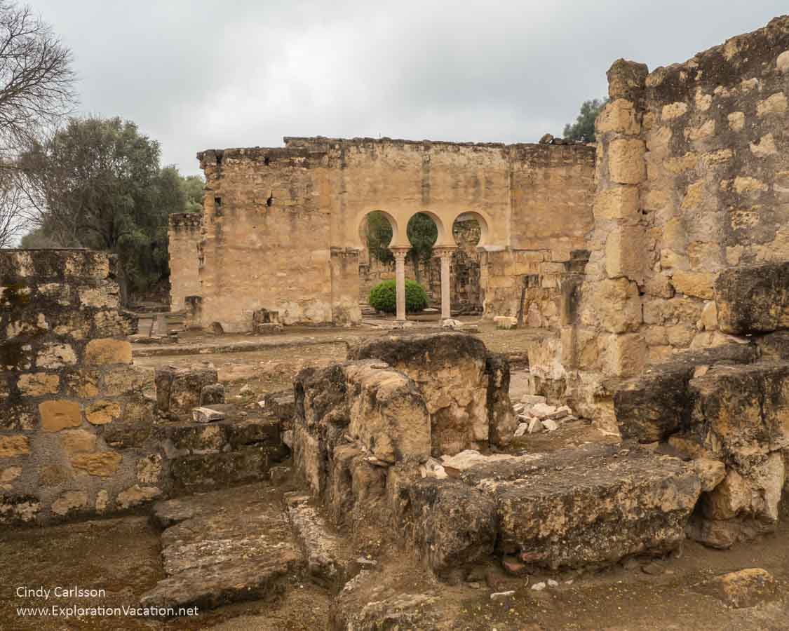 photo of ruins of the Caliphate city of Medina Azahara near Cordoba Spain