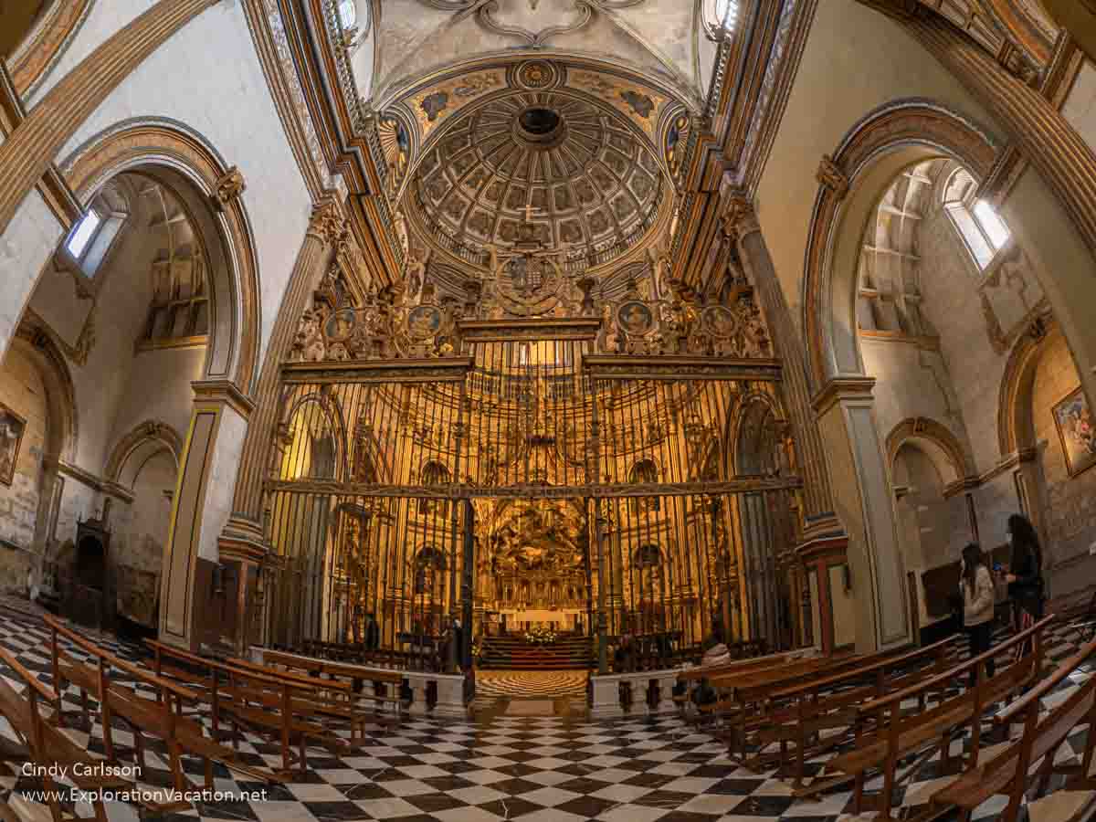 photo of interior of Chapel of the Holy Savior (El Salvador Church) in Ubeda Spain