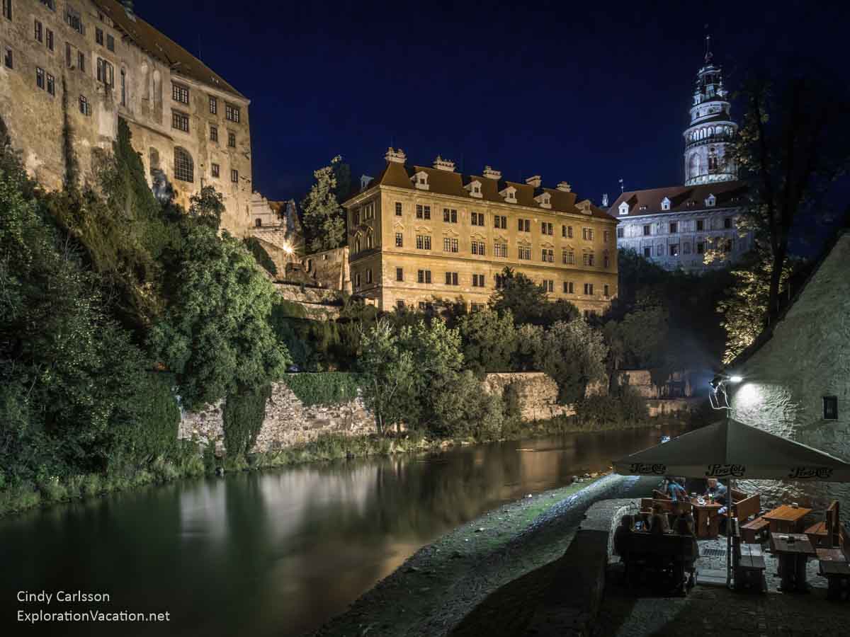 photo of historic palace in the Cesky Krumlov UNESCO World Heritage site in Czechia (Czech Republic) &copy; Cindy Carlsson at ExplorationVacation.net