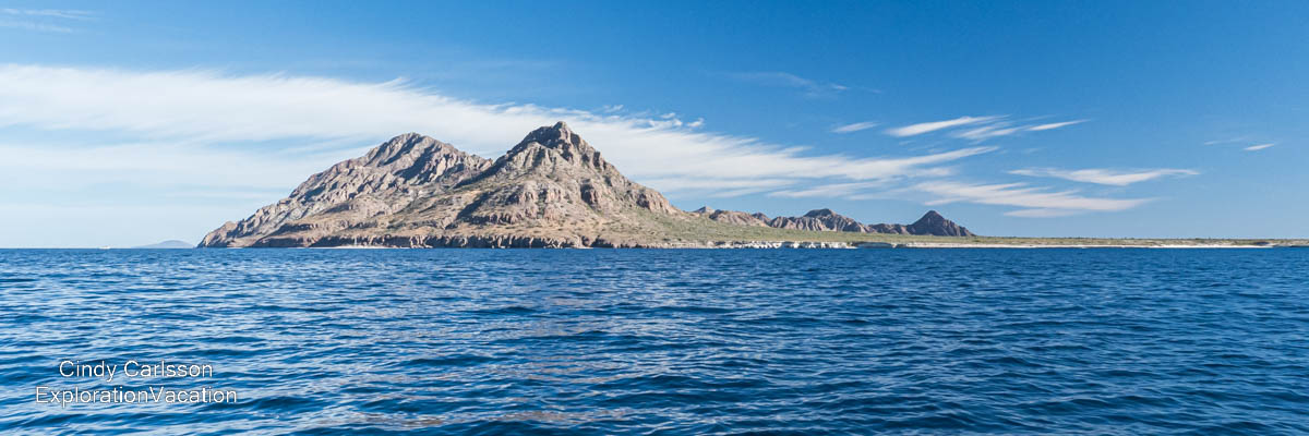 photo of Isla Carmen off the coast along Loreto Baja Mexico &copy; Cindy Carlsson at ExplorationVacation.net