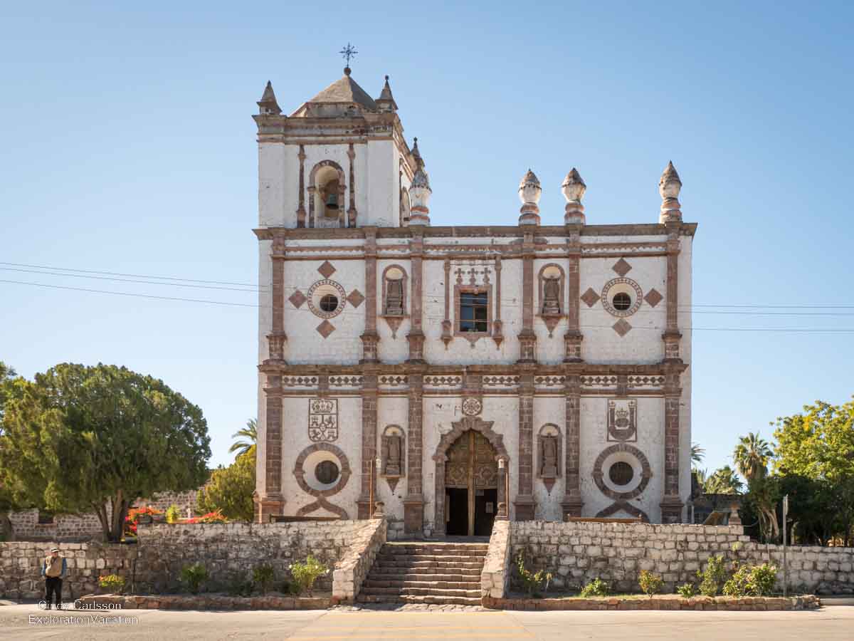 photo of exterior of Mission San Ignacio in San Ignacio, Baja Sur, Mexico &copy; Cindy Carlsson at ExplorationVacation.net