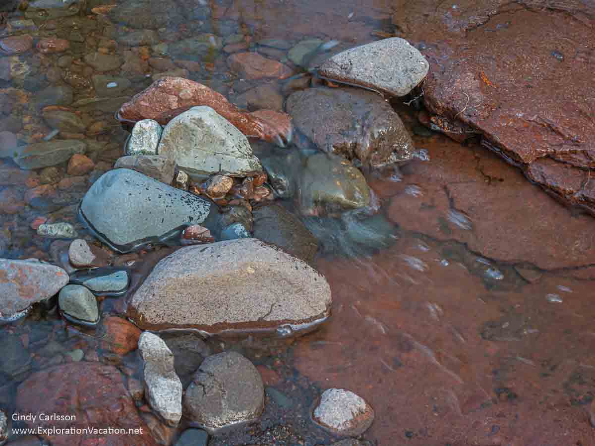 Rocks in the Caribou River.