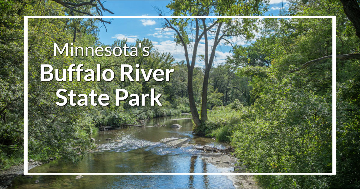 link to a story and photos of Minnesota's Buffalo River State Park near Moorhead on ExplorationVacation.net