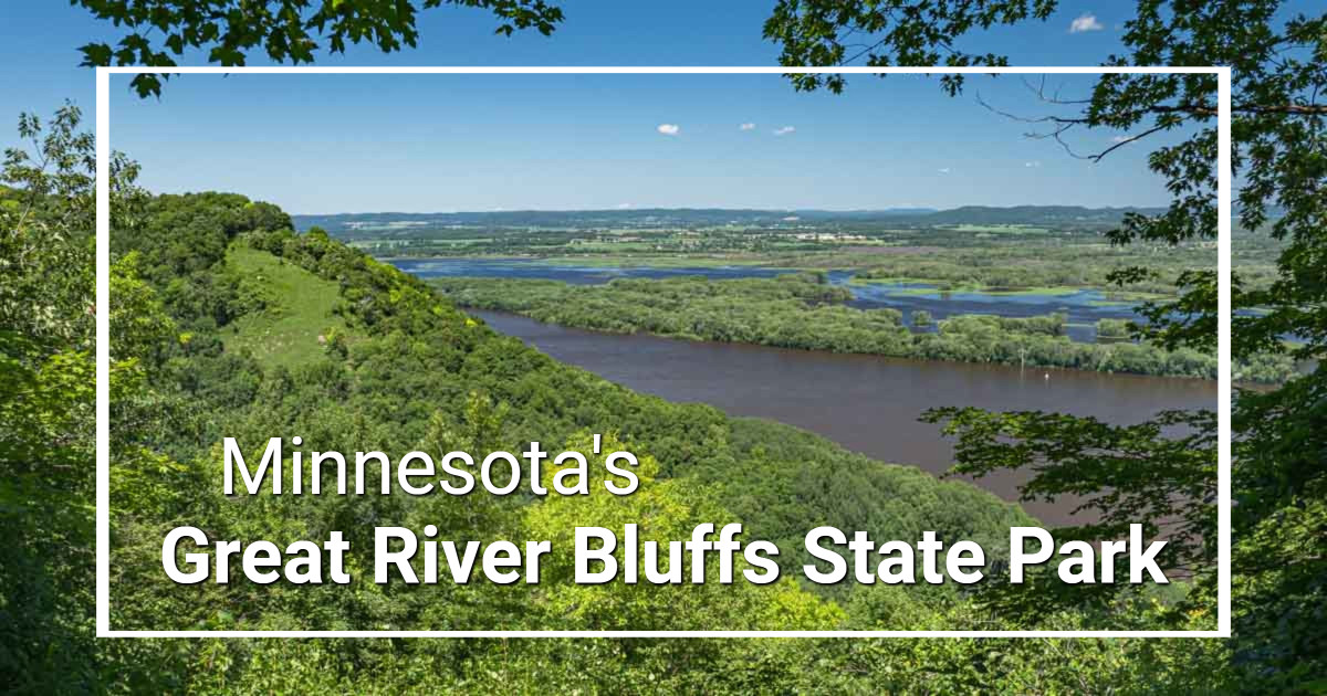 link to story and photos of Minnesota's Great River Bluffs State Park on ExplorationVacation.net