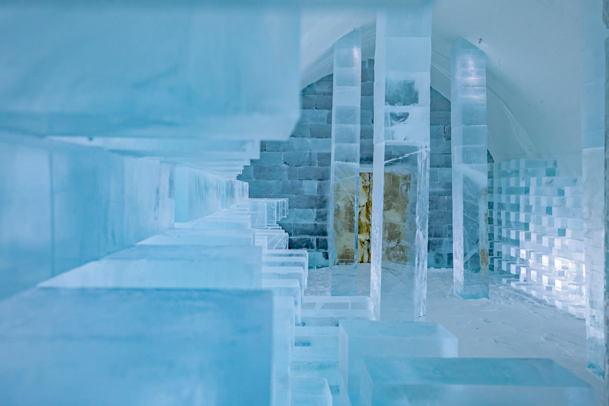 Photo of LattICE in the Main Hall of Icehotel 34 photo by Asaf Kliger for ICEHOTEL www.icehotel.com.