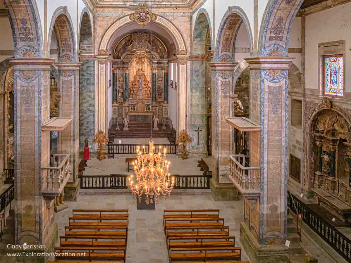 photo of the interior of the former convent chapel that is now part of the Angra do Heroismo Museum on Terceira in Portugal's Azores Islands &copy; Cindy Carlsson at ExplorationVacation.net
