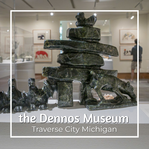Link to story and photos on the Dennos Museum Center in Traverse City, Michigan, on ExplorationVacation.net.