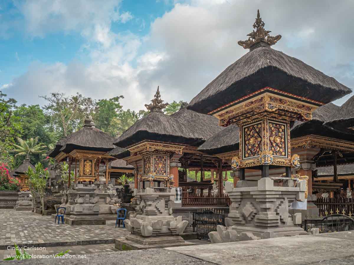 Elaborate buildings at Water Temple Pura Tirta Empul,