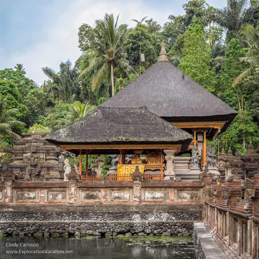 Pool and pavilions at the Water Temple Pura Tirta Empul.